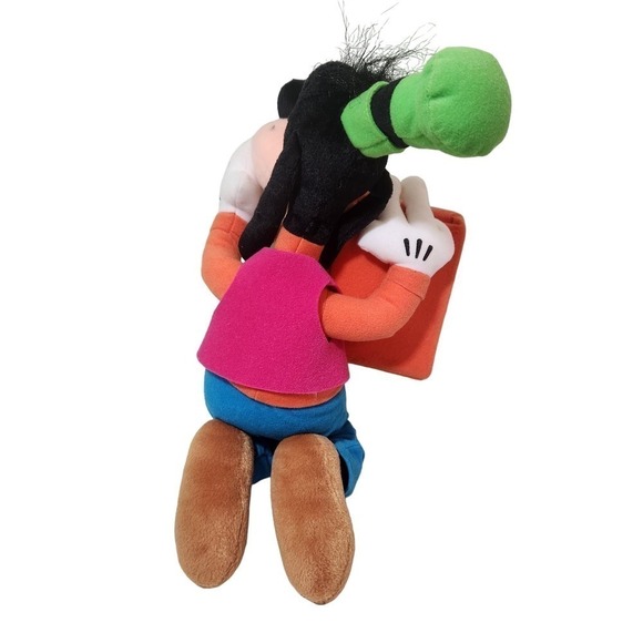 Disney Store Goofy Stuffed Animal Kneeling Goofy Plush Holding A Picture Frame - Picture 4 of 6